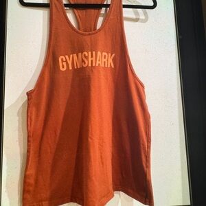 Gymshark Men’s Burnt Orange Tank Top - Size M - Perfect for Gym & Leisure